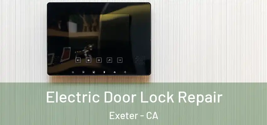  Electric Door Lock Repair Exeter - CA